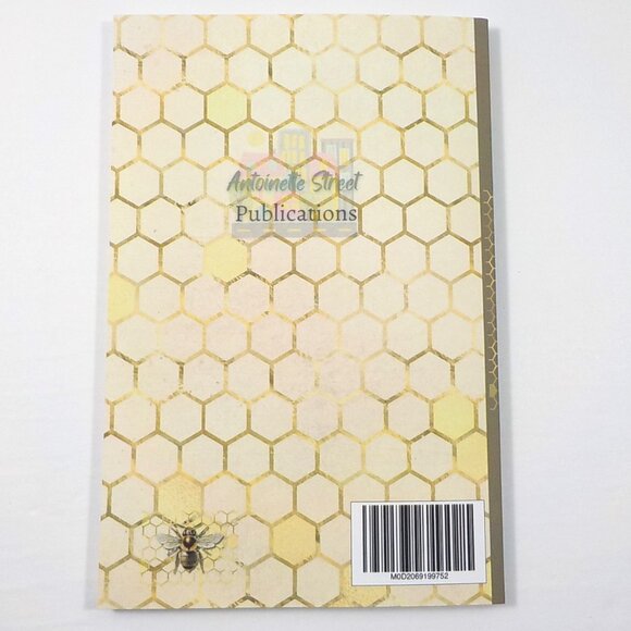 Blank Lined 6x9 Notebook BEE & HONEYCOMB 120 Pages Daily Journal Note Taking - Picture 3 of 5